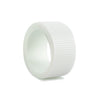 A white polyamide moulded hook from HALCO POLYLOK N4, showing a textured surface.